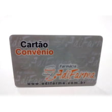 Cartão Fidelidade Arte Única PVC Impresso 0,76mm - 4x4 Cores 100 Unidades