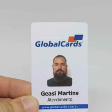 Crachás PVC 0,76mm SMARTCARD IC 13.56Mhz 1K Chip - 4x1 Cores Mín 006