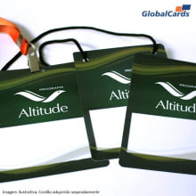 Credencial Eventos em PVC 0,50mm 4x0 cores tamanho 9,5 x 13,5cm