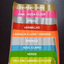 Pulseira Nylon Sem Personalização LARANJA FLUOR (50un) - Gráfica Globalcards