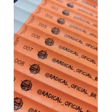 Pulseira Sintética Personalizada LARANJA (100un) - Gráfica Globalcards