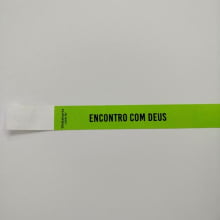 Pulseira Sintética Verde Personalizada - Gráfica Globalcards