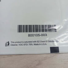 Cartão de Limpeza Longo T - Thermal Printer cleaning card Long