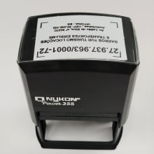 Carimbo Automático CNPJ Nykon 355 P2 60x40mm Personalizado - Gráfica Globalcards
