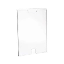 Display Frontal Quadro Aviso Multiuso A4 Cristal 0009 Maxcril  - Com fundo - UN - Gráfica Globalcards