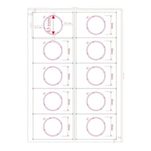 Folha Inlay A4 com chip EM 125Khz TK4100 L3 (10 folhas) - Gráfica Globalcards
