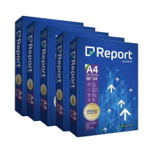 Papel Sulfite A4 90g Resma 500 folhas Report Premium Suzano - Gráfica Globalcards