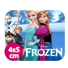 Adesivo de Papel couche 90g 4x5cm 4x0 cores sem verniz