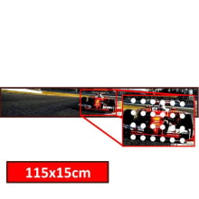 Adesivo Perfurado 110x15cm cores Personalizado Faixa - Gráfica Globalcards