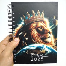 Agenda Diária 15x21cm Capa Dura Wire-o Miolo 75g Edificante
