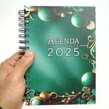 Agenda Diária 15x21cm Capa Dura Wire-o Miolo 75g Edificante - Gráfica Globalcards
