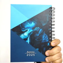 Agenda Diária 15x21cm Capa Dura Wire-o Miolo 75g Edificante - Gráfica Globalcards