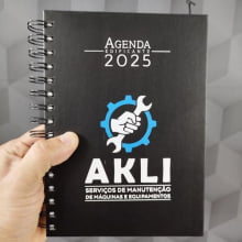 Agenda Diária 15x21cm Capa Dura Wire-o Miolo 75g Edificante - Gráfica Globalcards