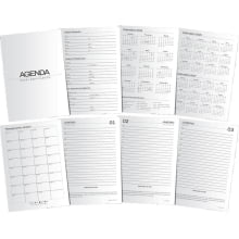 Agenda Diária 15x21cm Capa Dura Wire-o Miolo 75g Edificante - Gráfica Globalcards