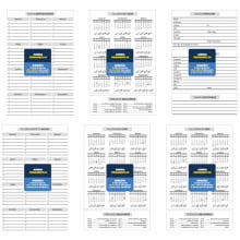 Agenda Permanente 15x21cm Capa Dura Wire-o Miolo 75g Personalizada - Gráfica Globalcards