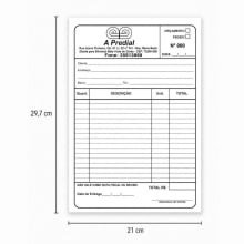 Bloco Autocopiativo 56g 21x29,7cm 1x0 Cor – 100 Folhas (50 Jogos – 2 Vias) Bloco Autocopiativo 56g 21x29,7cm 1x0 Cor – 100 Folhas (50 Jogos – 2 Vias)