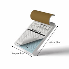 Bloco Autocopiativo 56g 7x10cm 1x0 Cor – 100 Folhas (50 Jogos – 2 Vias) Bloco Autocopiativo 56g 7x10cm 1x0 Cor – 100 Folhas (50 Jogos – 2 Vias)
