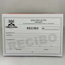 Bloco de Comanda ou Pedido Sulfite 75g Impressão PB 15x21cm 1x0 cor c/100 folhas - Gráfica Globalcards