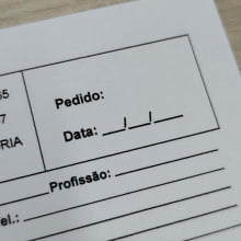 Blocos ou Comandas Sulfite 75g Preto Branco 15x21cm 1x0 cores c/ 100 folhas