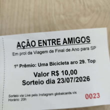 Bloco de Rifa Numerado com Canhoto e Picote c/50 números