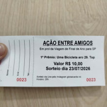 Bloco de Rifa Numerado com Canhoto e Picote c/50 números - Gráfica Globalcards