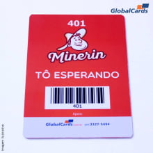 Comanda para restaurante em PVC 0,76mm 4x4 cores tamanho 9,5 x 13,5cm 