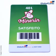 Comanda para Restaurante em PVC 0,76mm 4x4 Cores 9x14cm - 40 unidades - Gráfica Globalcards