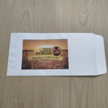 Envelope Offset 90g 23x11cm Carta Personalizado 4x0 Cores Aba Lateral Sem Verniz Unitário - Gráfica Globalcards