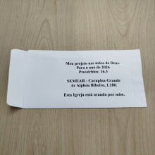 Envelope Offset 90g 23x11cm Carta Personalizado 4x0 Cores Aba Lateral Sem Verniz Unitário - Gráfica Globalcards