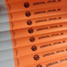 Pulseira Sintética Laranja Personalizada - Gráfica Globalcards